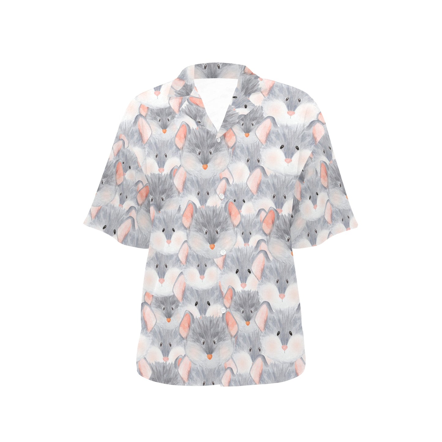 Rat Baby Pattern Print Design 02 Women's Hawaiian Shirt