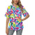 Peace Sign Colorful Pattern Print Design A02 Women's Hawaiian Shirt