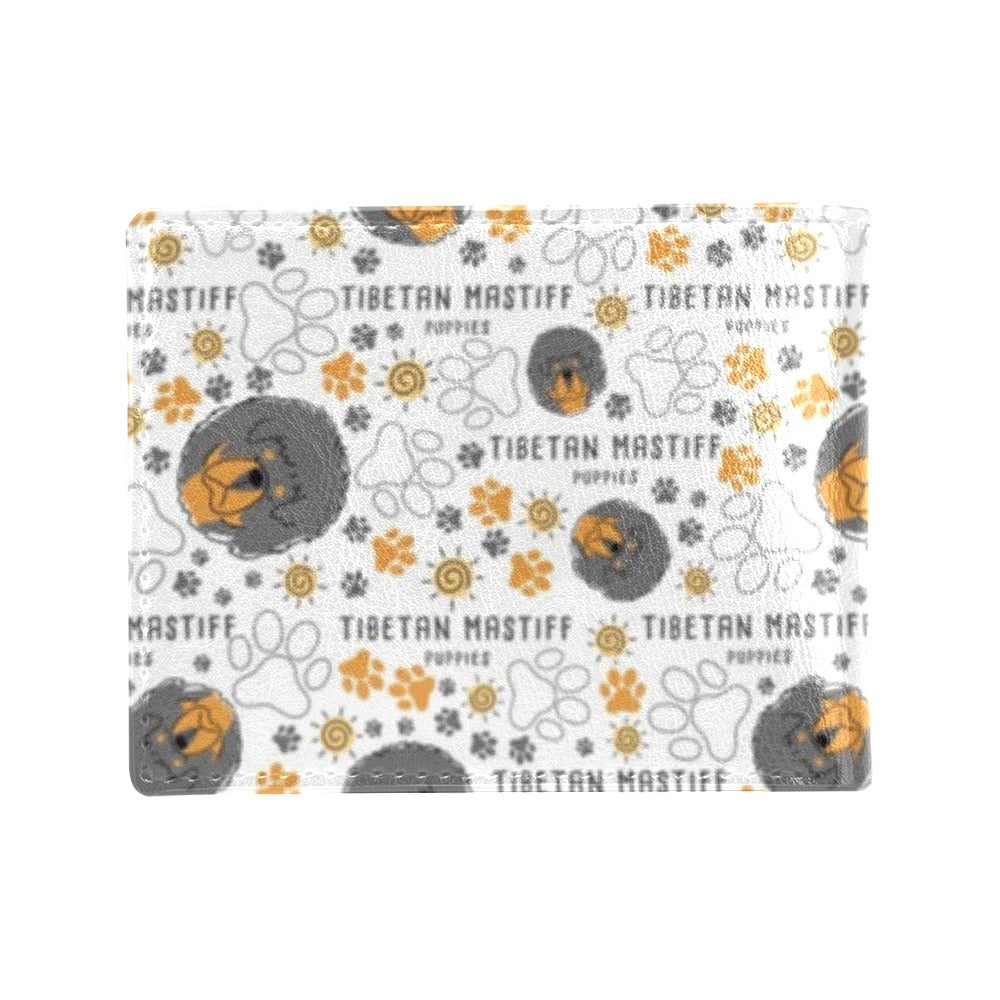 Tibetan Mastiffs Print Design LKS302 Men's ID Card Wallet