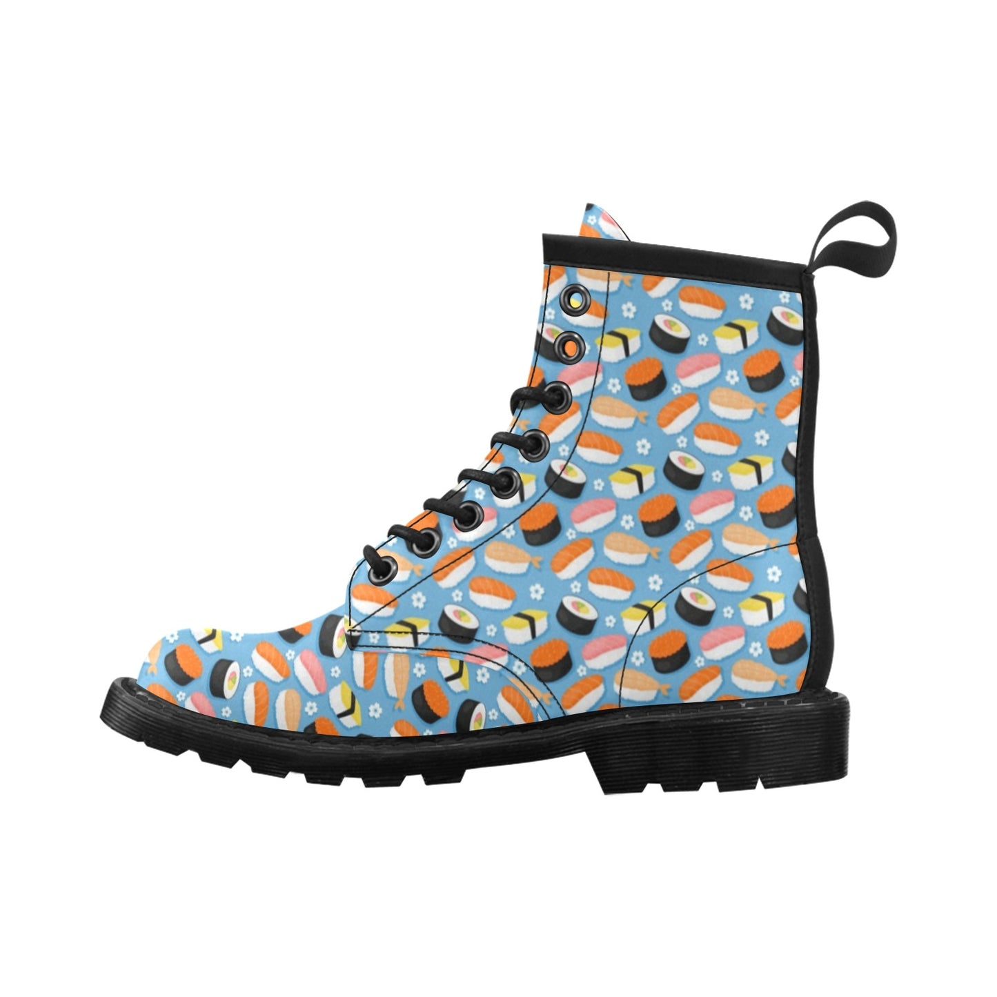 Sushi Print Design LKS304 Women's Boots