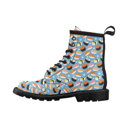 Sushi Print Design LKS304 Women's Boots