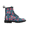 Flamingo Red Hibiscus Pattern Women's Boots