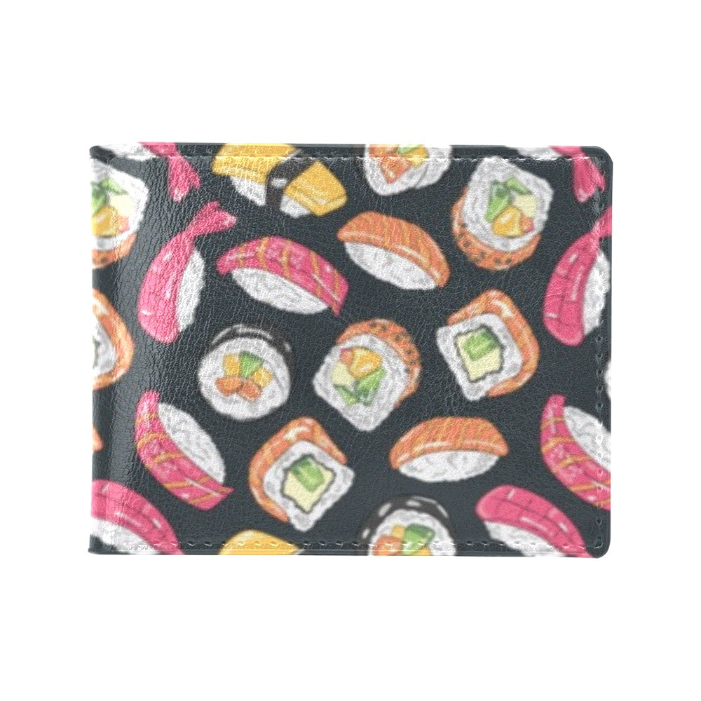 Sushi Print Design LKS306 Men's ID Card Wallet