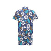 Hibiscus Pattern Print Design HB030 Men's Romper