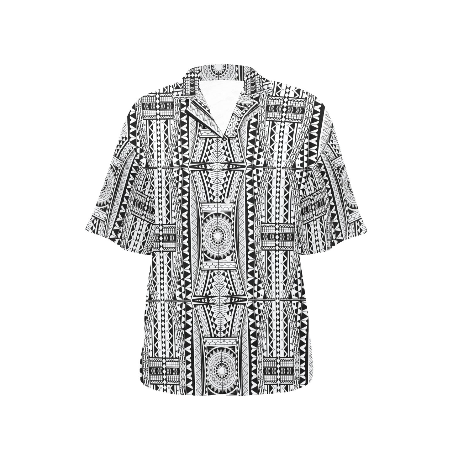 Polynesian Tattoo Design Women's Hawaiian Shirt