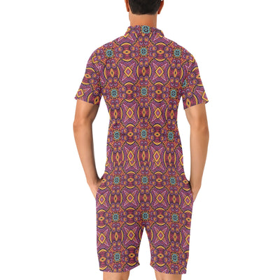 Bohemian Pattern Print Design 10 Men's Romper