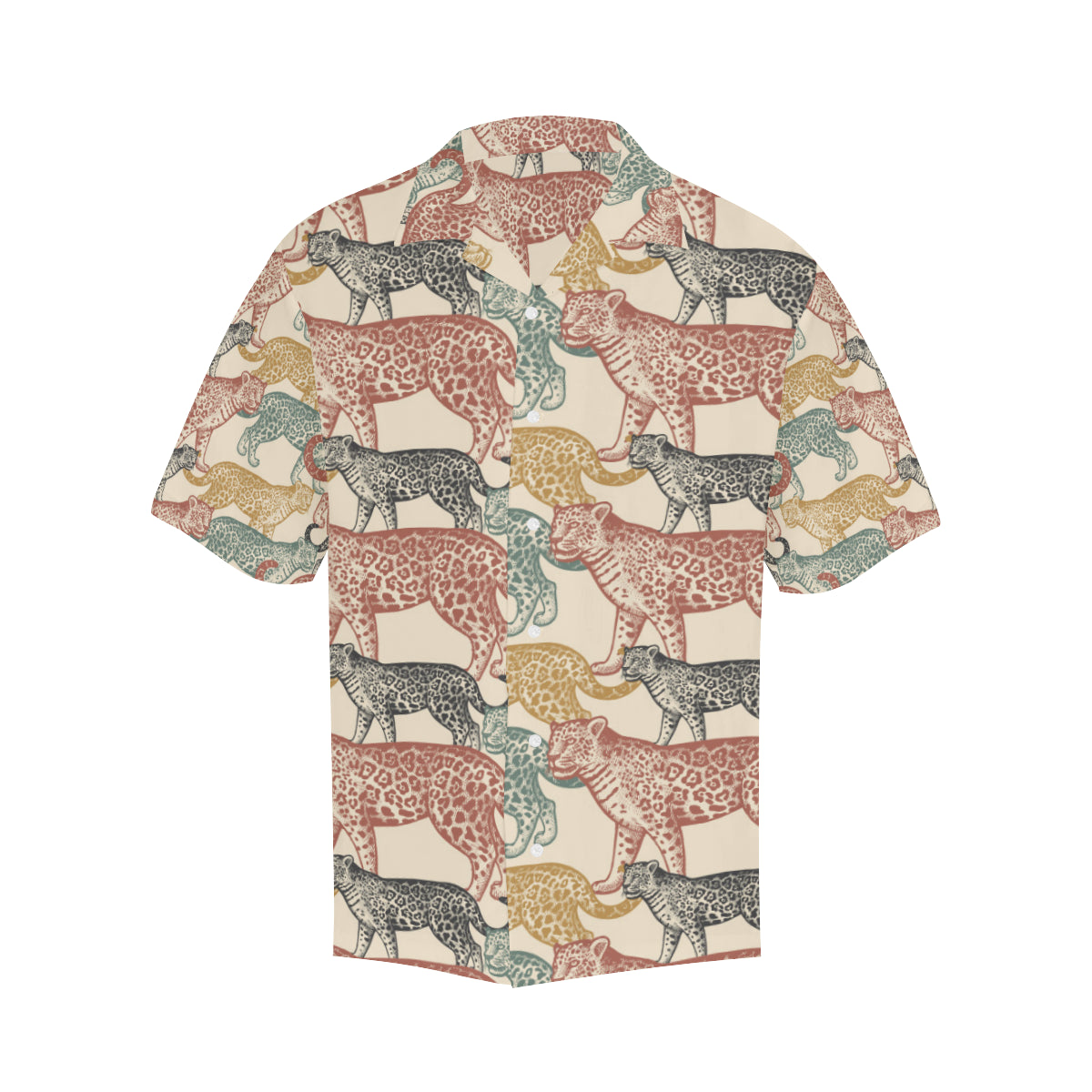 Jaguar Pattern Print Design 01 Men's Hawaiian Shirt