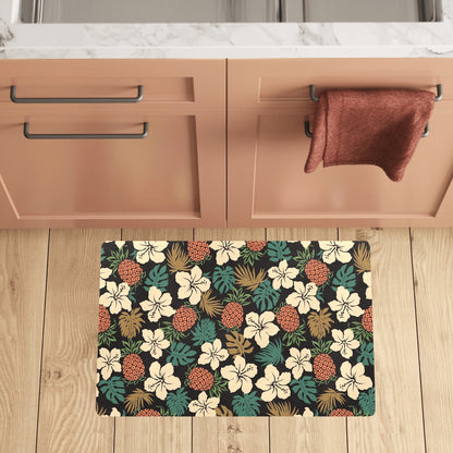 Hawaiian Themed Pattern Print Design H08 Kitchen Mat