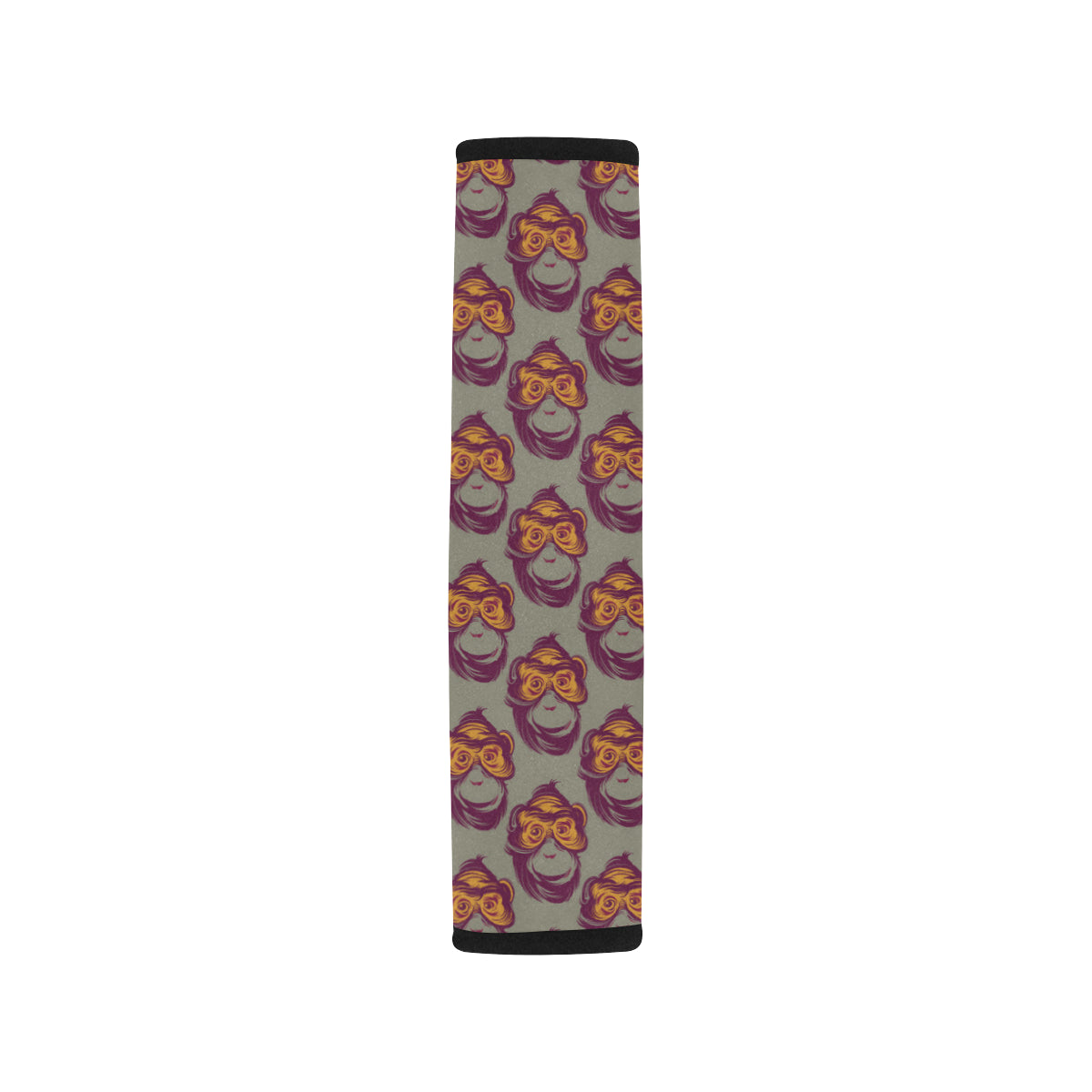 Chimpanzee Pattern Print Design 02 Car Seat Belt Cover