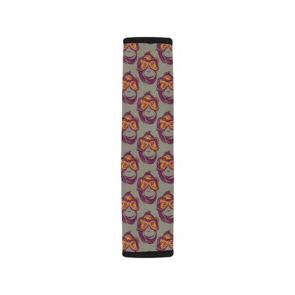 Chimpanzee Pattern Print Design 02 Car Seat Belt Cover