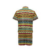 African Pattern Print Design 03 Men's Romper