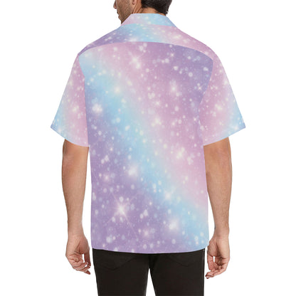 Cosmic Pastel Pattern Print Design 02 Men's Hawaiian Shirt