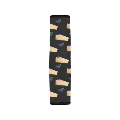 Cheesecake blueberry Pattern Print Design CK01 Car Seat Belt Cover