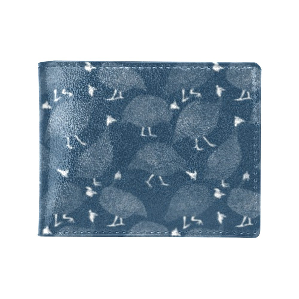 Guinea Fowl Print Design LKS401 Men's ID Card Wallet