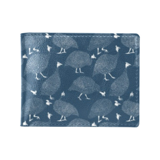 Guinea Fowl Print Design LKS401 Men's ID Card Wallet