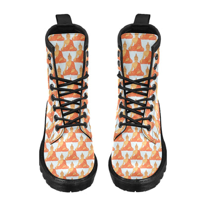 Buddha Pattern Print Women's Boots