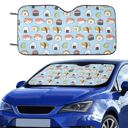 Sushi Print Design LKS303 Car front Windshield Sun Shade