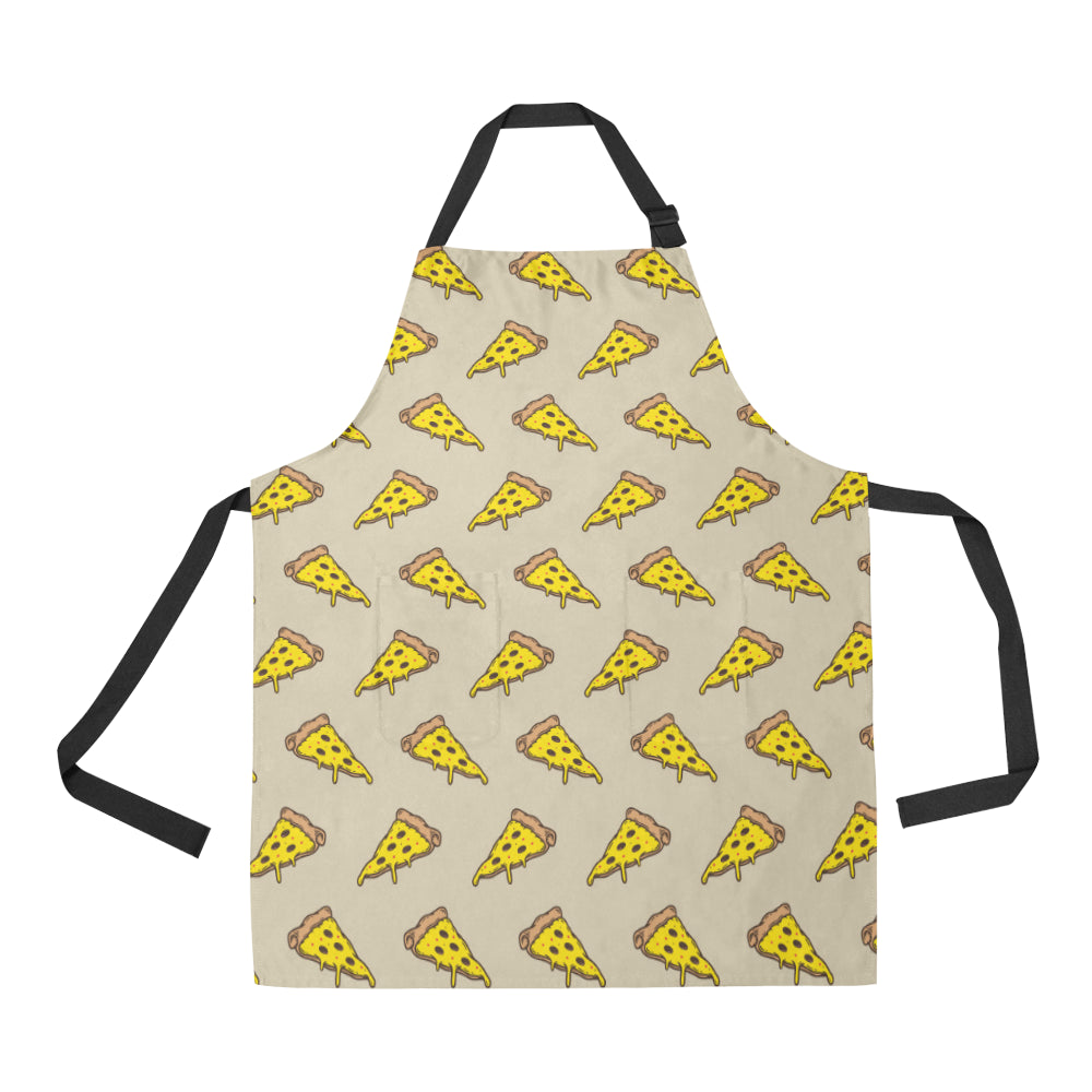 Pizza Pattern Print Design A04 Apron with Pocket