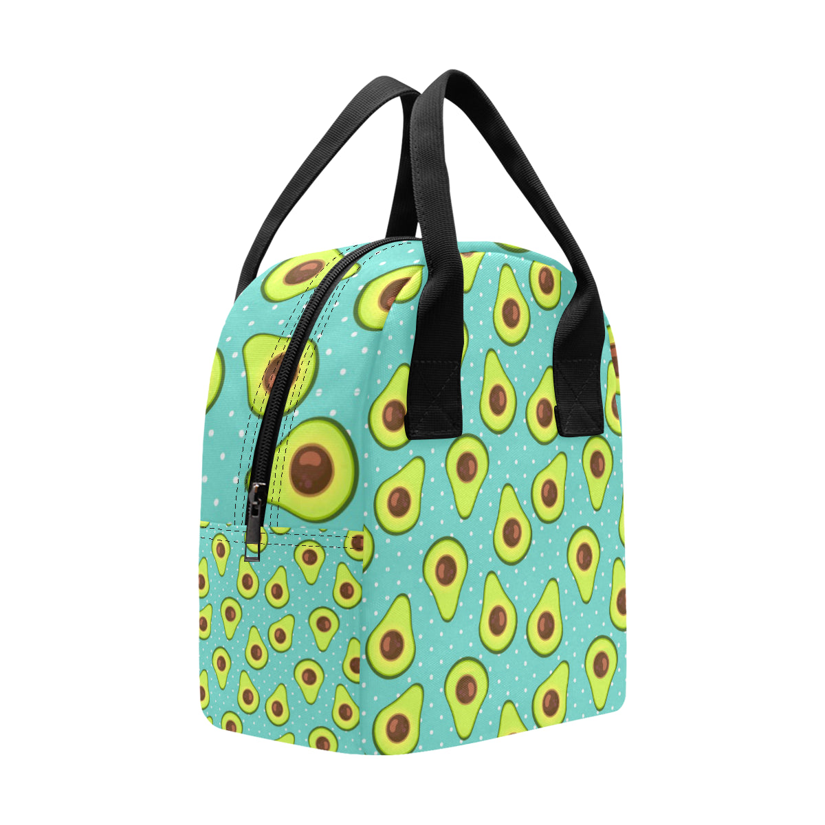 Avocado Pattern Print Design AC012 Insulated Lunch Bag
