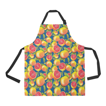Grapefruit Pattern Print Design GF04 Apron with Pocket