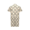 lotus Boho Pattern Print Design LO05 Men's Romper