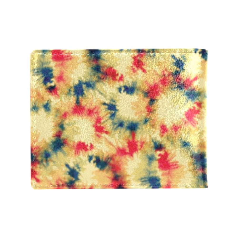 Tie Dye Print Design LKS302 Men's ID Card Wallet
