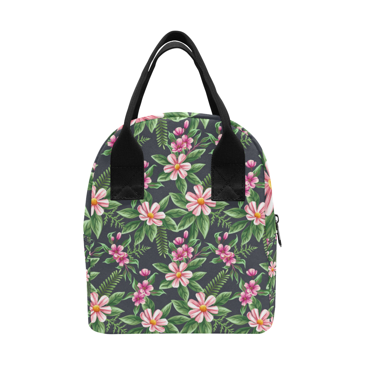 Summer Floral Pattern Print Design SF010 Insulated Lunch Bag