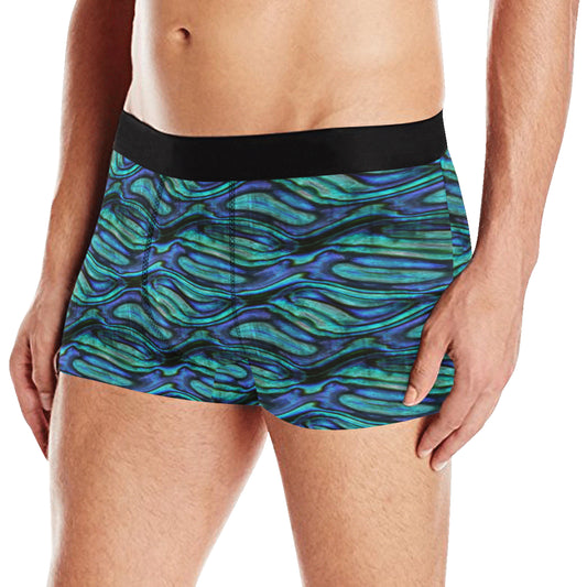 Abalone Pattern Print Design 02 Men's Boxer Briefs