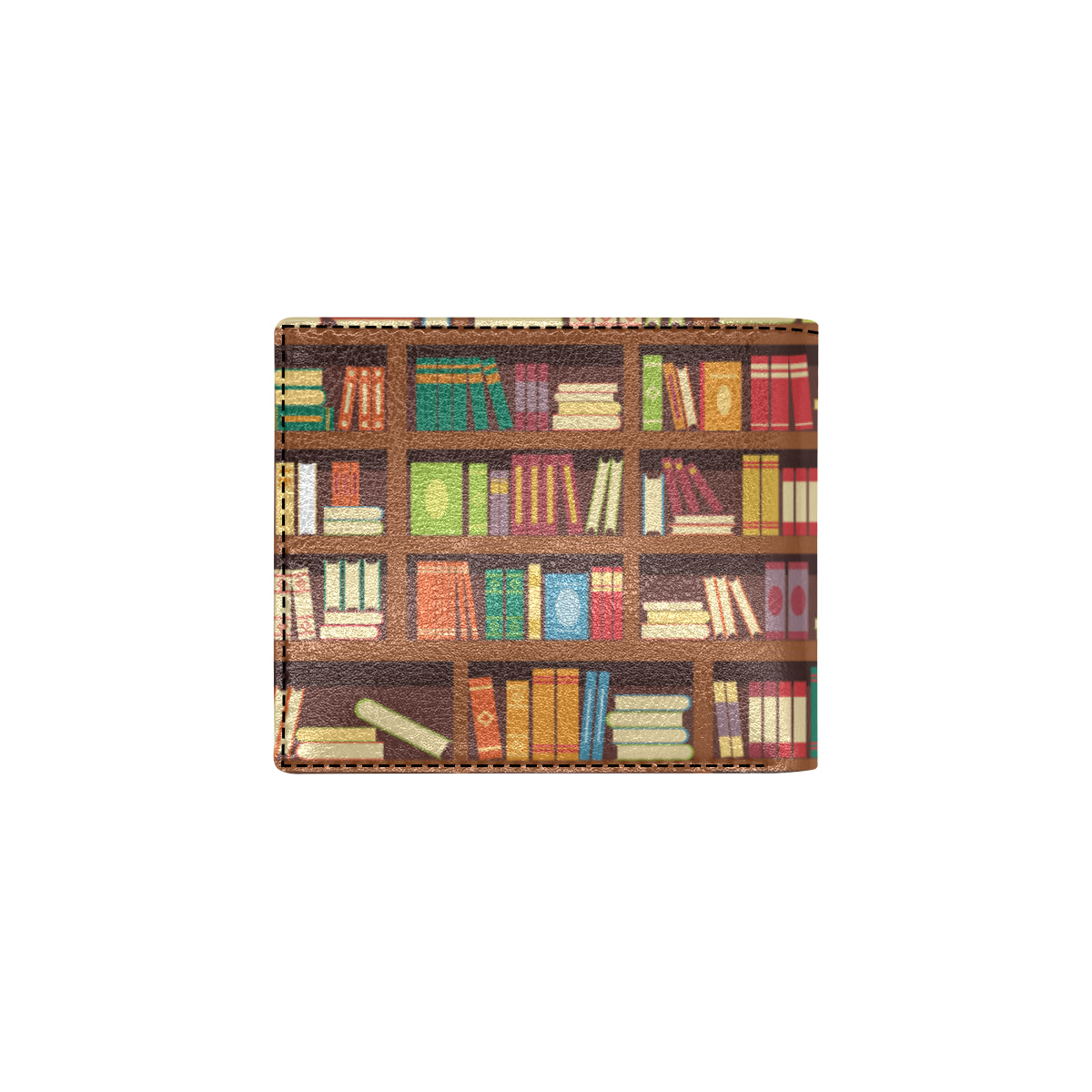 Book Pattern Print Design 06 Men's ID Card Wallet