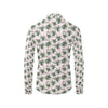 Aloha Beach Pattern Design Themed Print Men's Long Sleeve Shirt