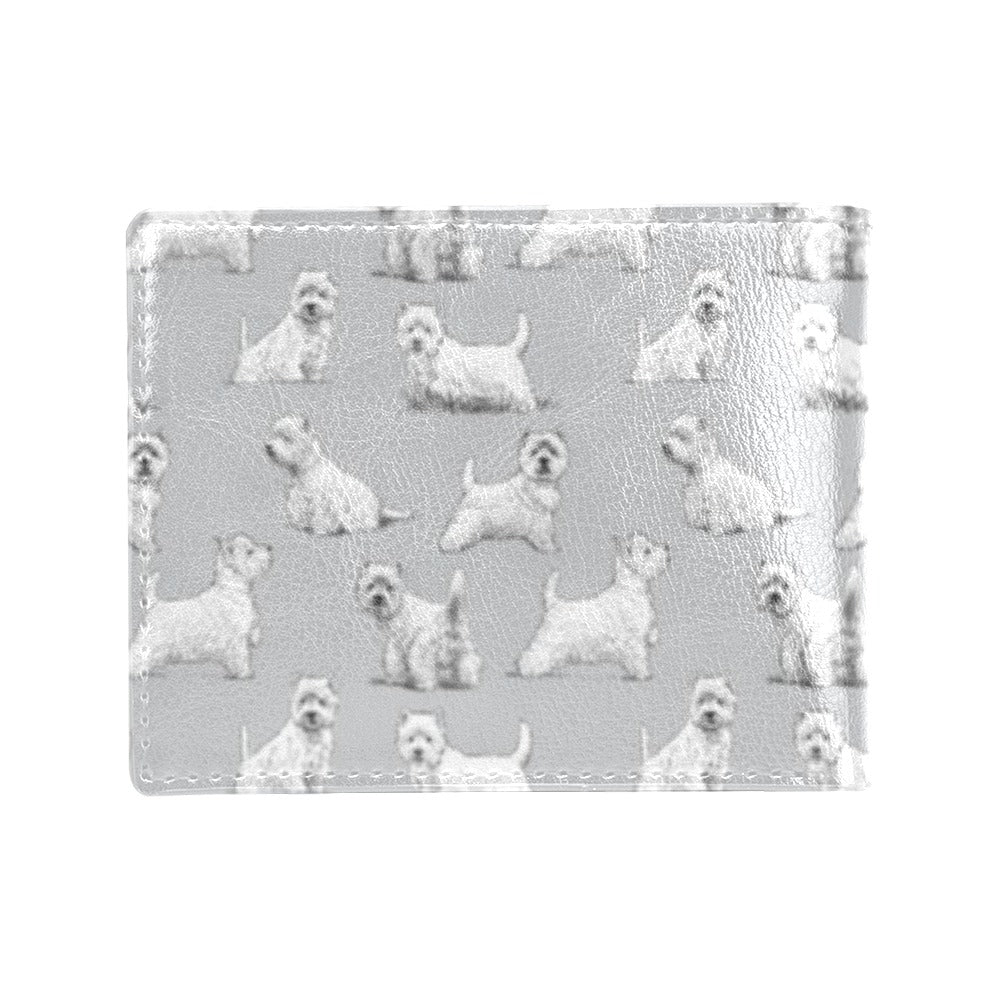 Scottish Terriers Print Design LKS3011 Men's ID Card Wallet