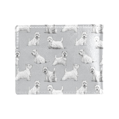 Scottish Terriers Print Design LKS3011 Men's ID Card Wallet