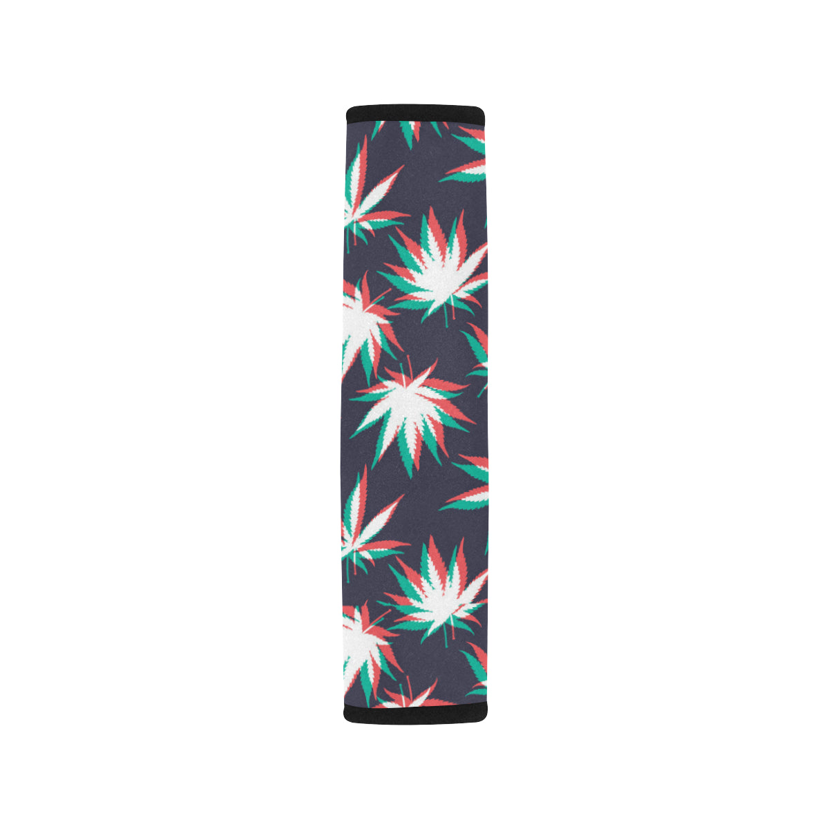 Pot Leaf Pattern Print Design A01 Car Seat Belt Cover