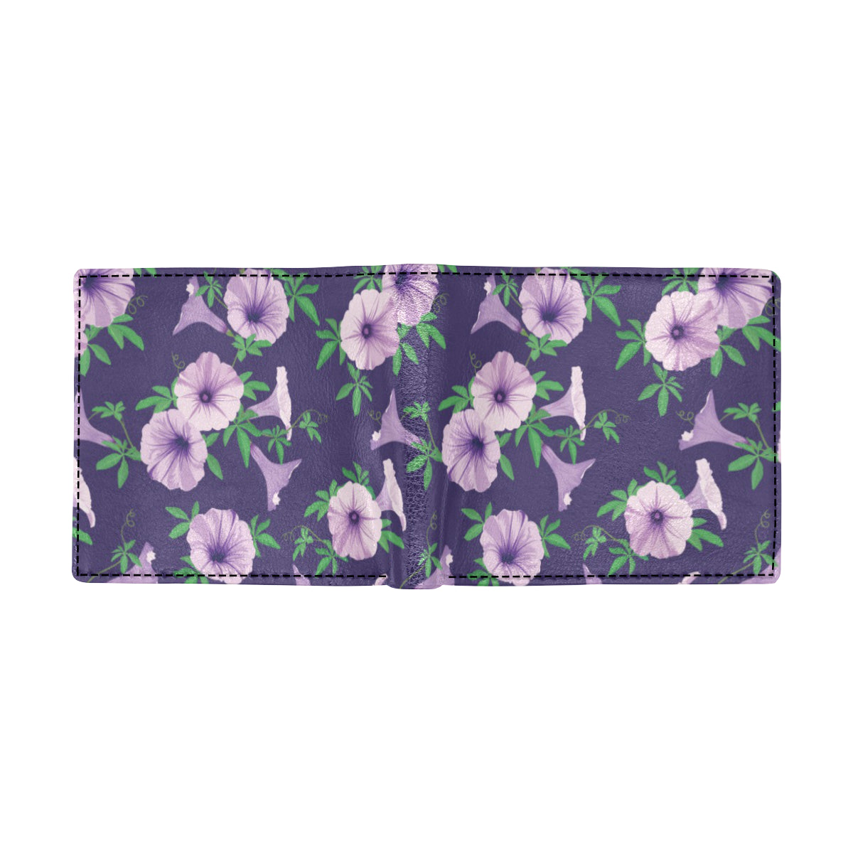 Morning Glory Pattern Print Design MG01 Men's ID Card Wallet