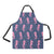 SeaHorse Pink Pattern Print Design 02 Apron with Pocket