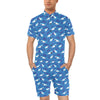 Shark Print Design LKS308 Men's Romper