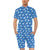 Shark Print Design LKS308 Men's Romper