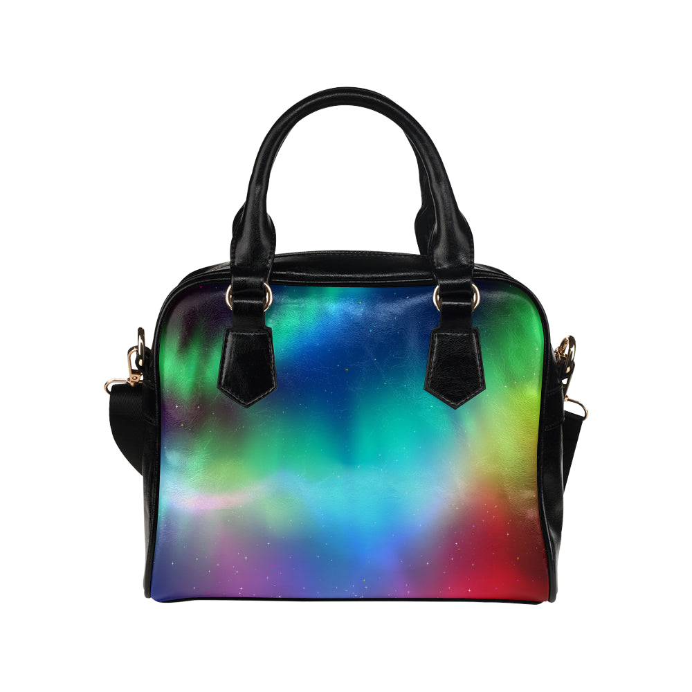 Aurora Borealis Pattern Print Design 02 Shoulder Handbag