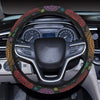 Chakra Mandala Print Pattern Steering Wheel Cover with Elastic Edge