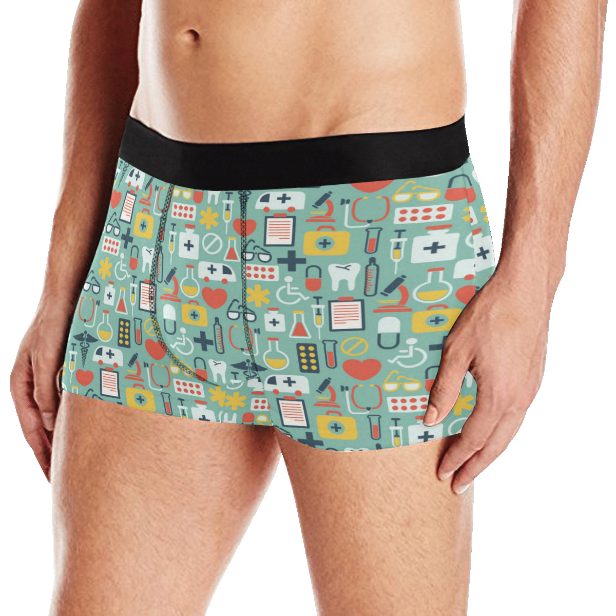 Medical Pattern Print Design 02 Men's Boxer Briefs