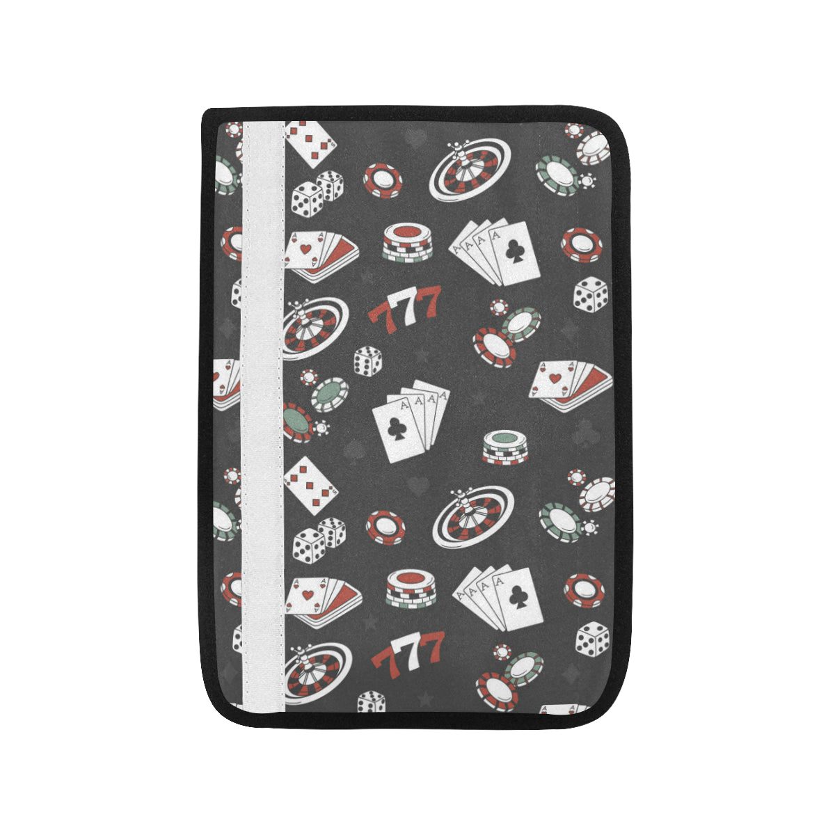 Casino Pattern Print Design 02 Car Seat Belt Cover