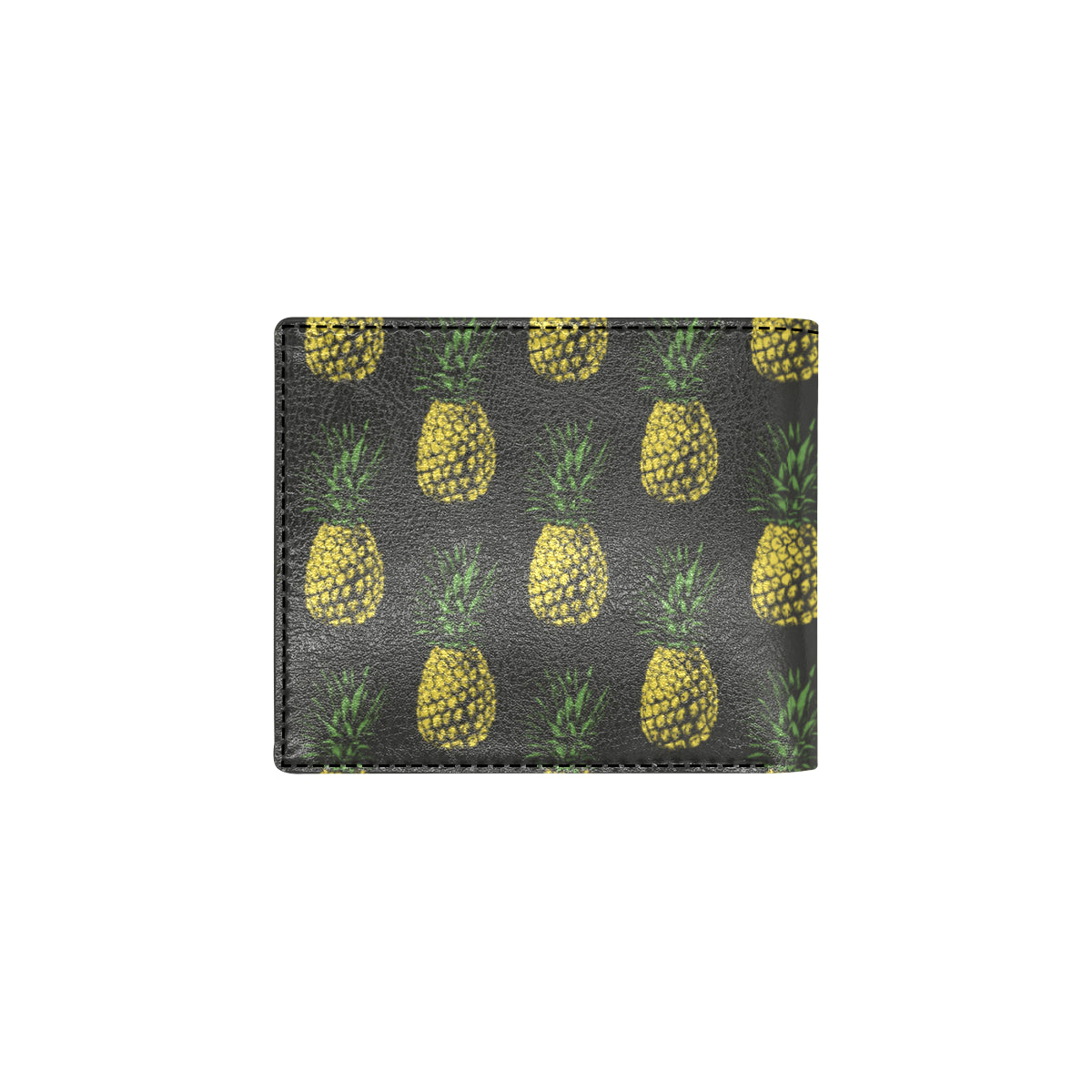Gold Pineapple Men's ID Card Wallet