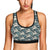 Wave Art Print Sports Bra