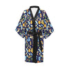 Beach Themed Pattern Print Design 04 Women's Short Kimono