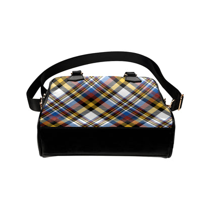 Madras Pattern Print Design 01 Shoulder Handbag