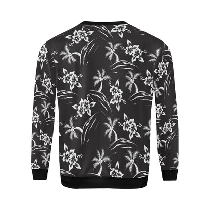 Palm Tree Pattern Print Design PT02 Men Long Sleeve Sweatshirt