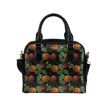 Pumpkin Pattern Print Design A02 Shoulder Handbag