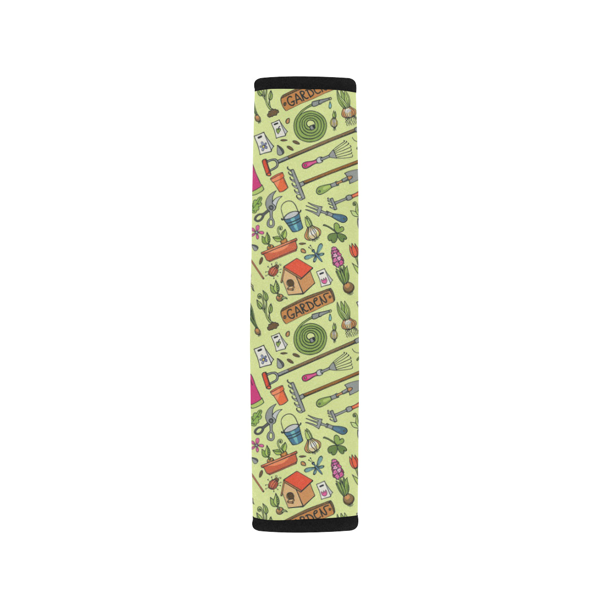 Gardening Pattern Print Design G02 Car Seat Belt Cover