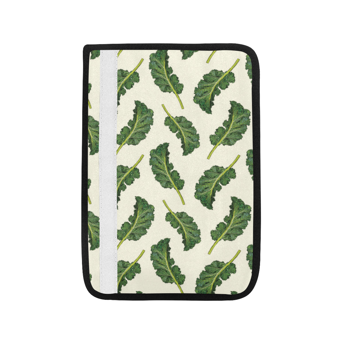 Kale Pattern Print Design 03 Car Seat Belt Cover