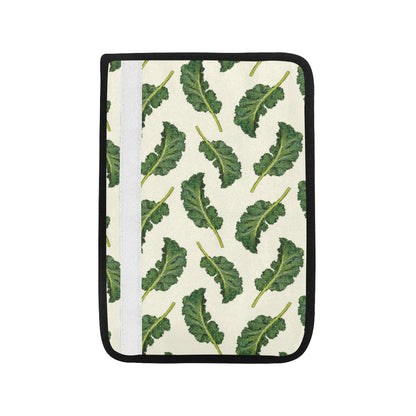 Kale Pattern Print Design 03 Car Seat Belt Cover